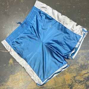 Nike Basketball Shorts Carolina Blue White North XXL Vintage Grey Tag